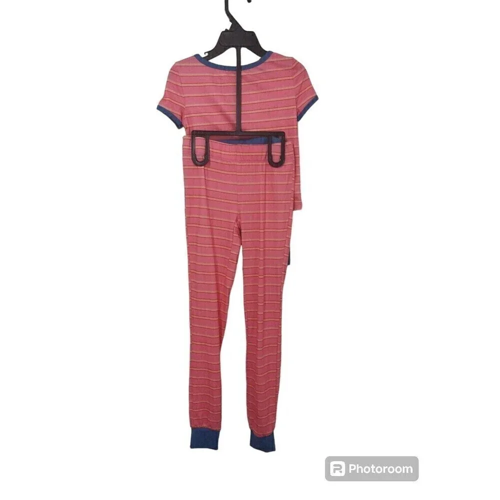 There Abouts Kids pajama 3 Piece Set Pants Top Shorts Girls Size 4